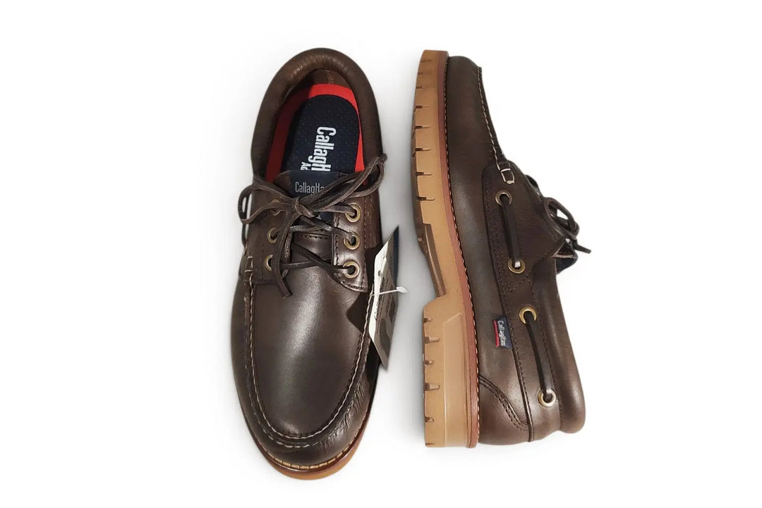 Mocassino allacciato Callaghan marrone - art. 12500