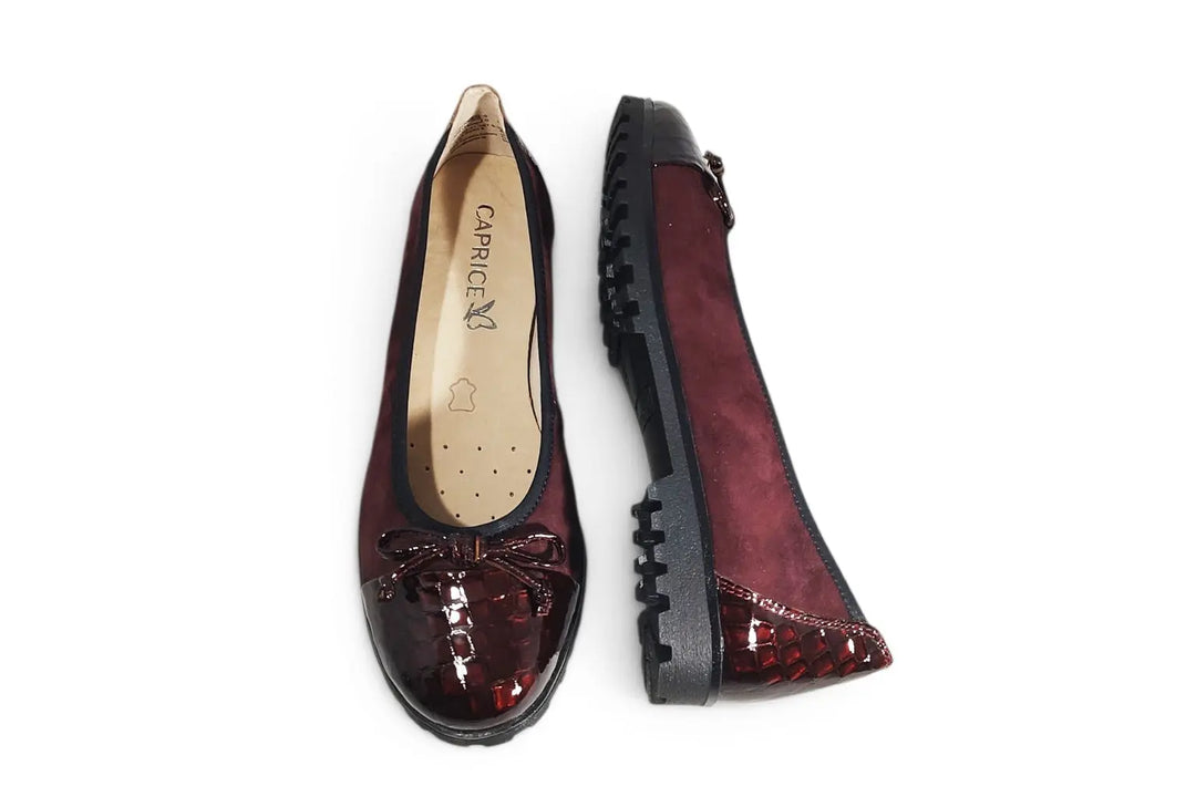 Ballerina Caprice bordeaux - art. 22150 Caprice
