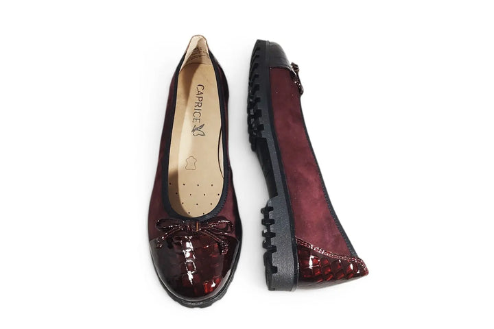 Ballerina Caprice bordeaux - art. 22150 Caprice