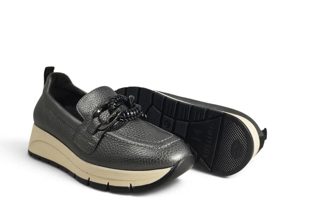 Mocassino Melluso carbone - art. R25102