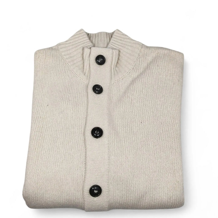Rodrigo cardigan bottoni latte - Dutto calzature