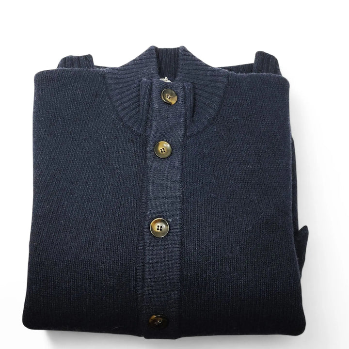 Rodrigo cardigan bottoni blu - Dutto calzature