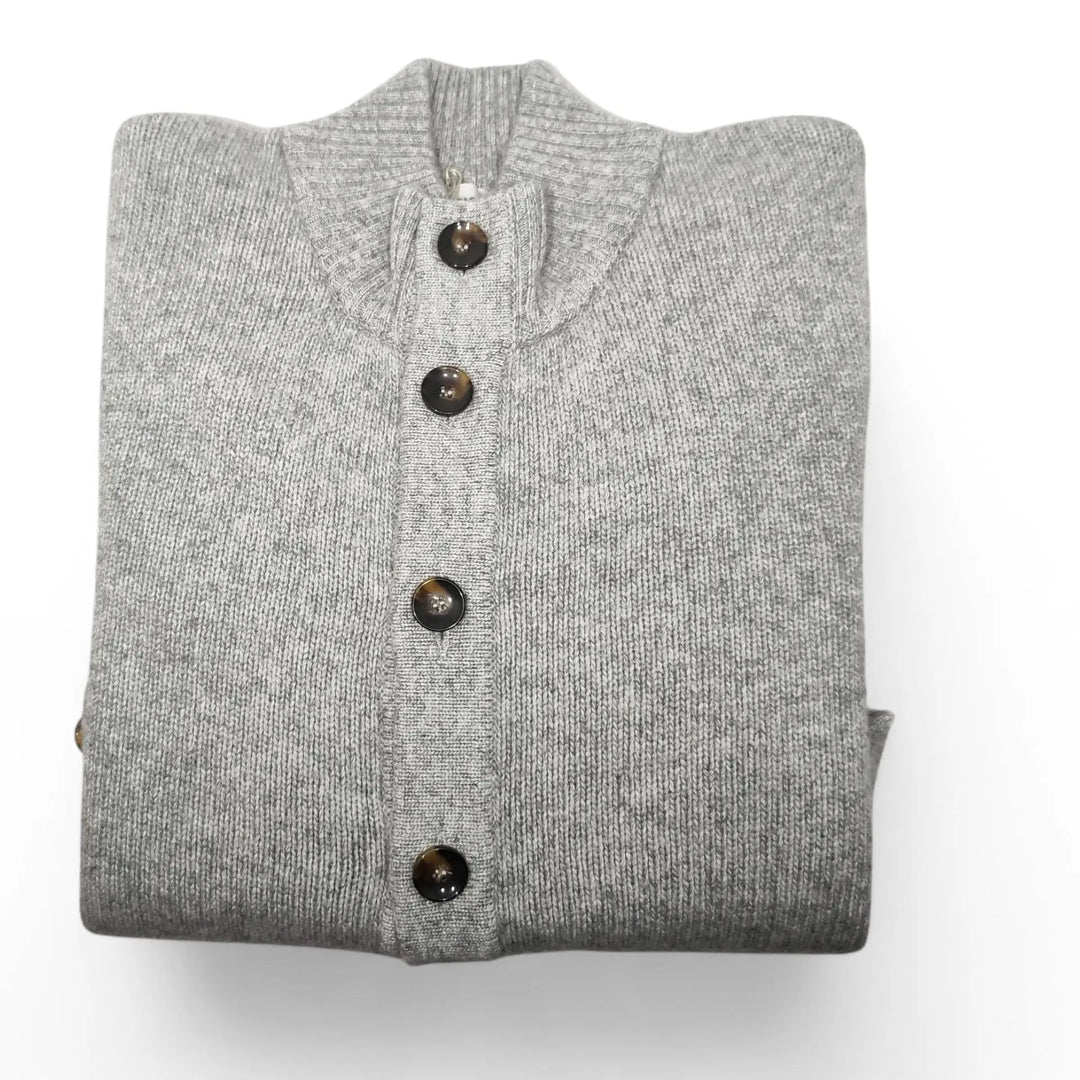 Rodrigo cardigan bottoni grigio - Dutto calzature