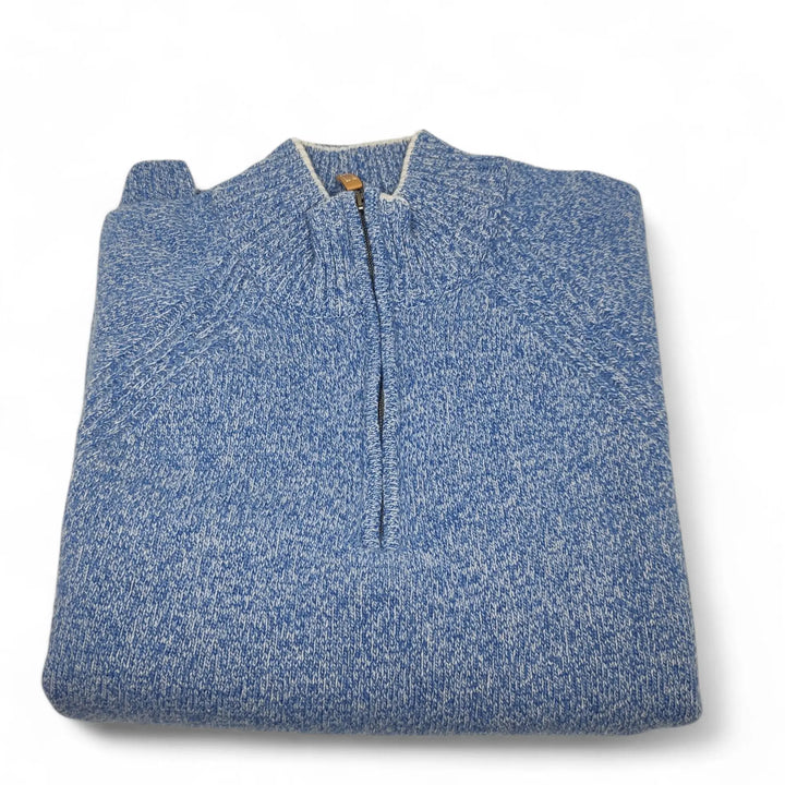 Rodrigo mezza zip azzurro - Dutto calzature