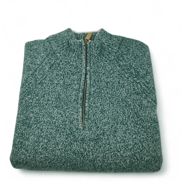 Rodrigo mezza zip verde - Dutto calzature