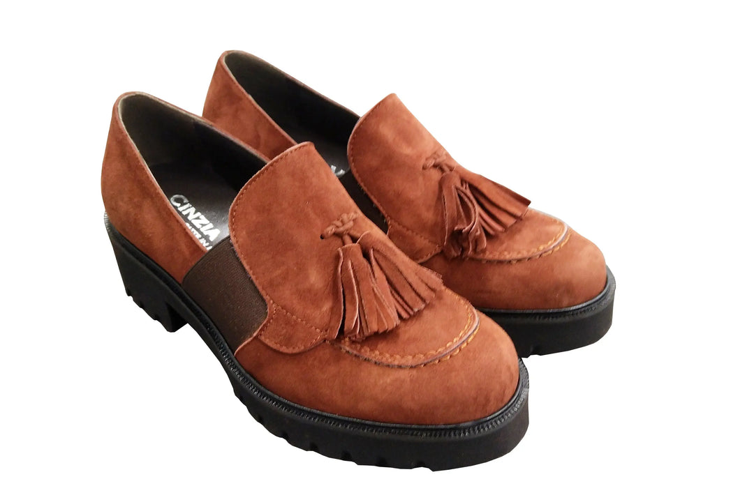 Mocassino Cinzia Valle mattone - art. 9215