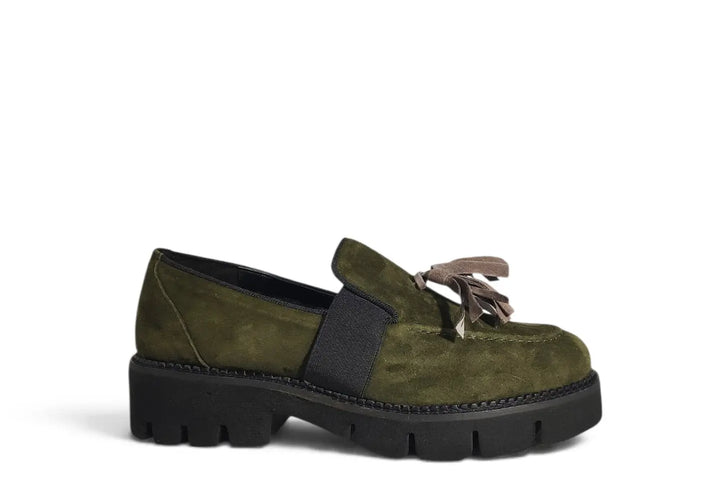 Mocassino Vitulli verdone - art. 36110 - Dutto calzature