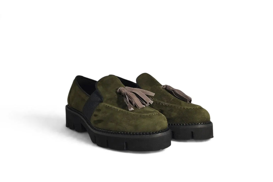 Mocassino Vitulli verdone - art. 36110 - Dutto calzature